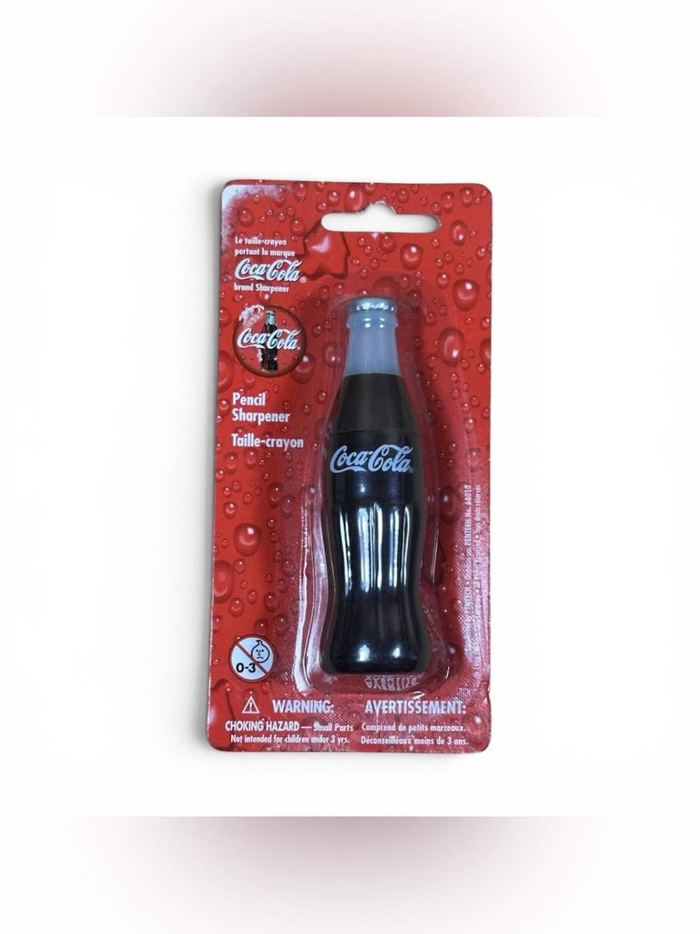 Vintage 1998 Coca Cola Pencil Sharpener Coke Bottle Factory Sealed